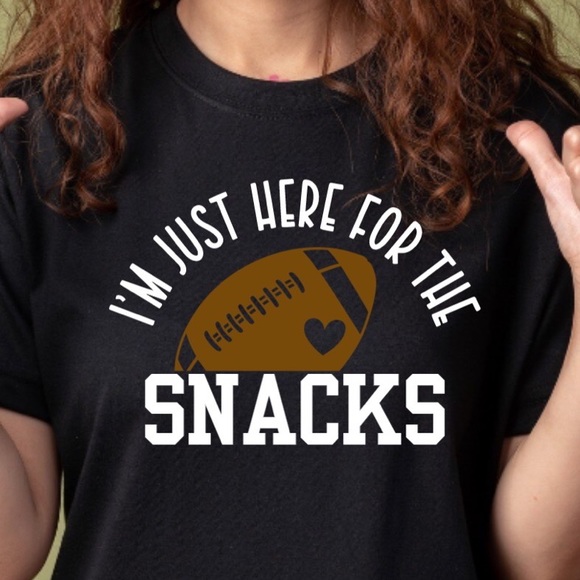 Hand Crafted Tops - Football Snack Shirt